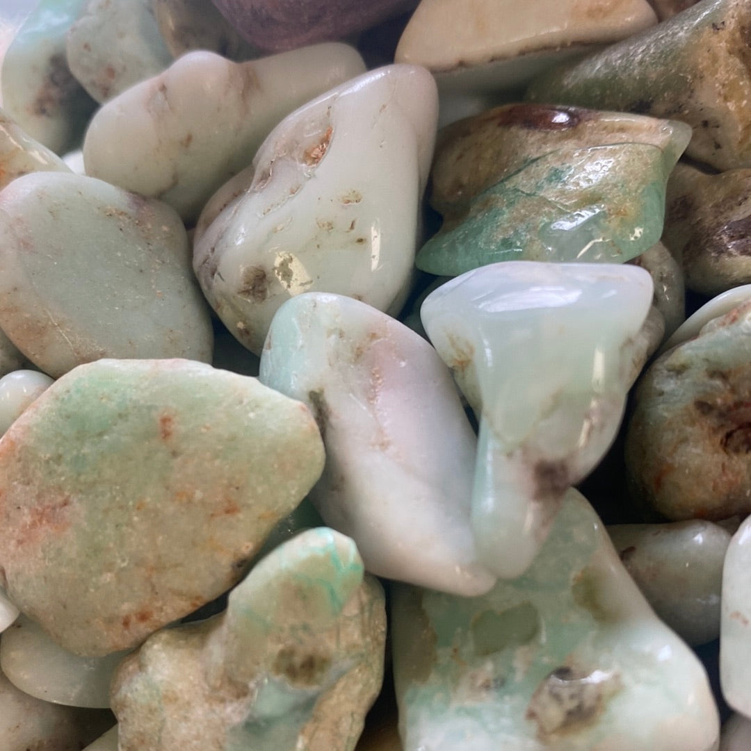 Chrysoprase Tumble Mountain Mineral Market