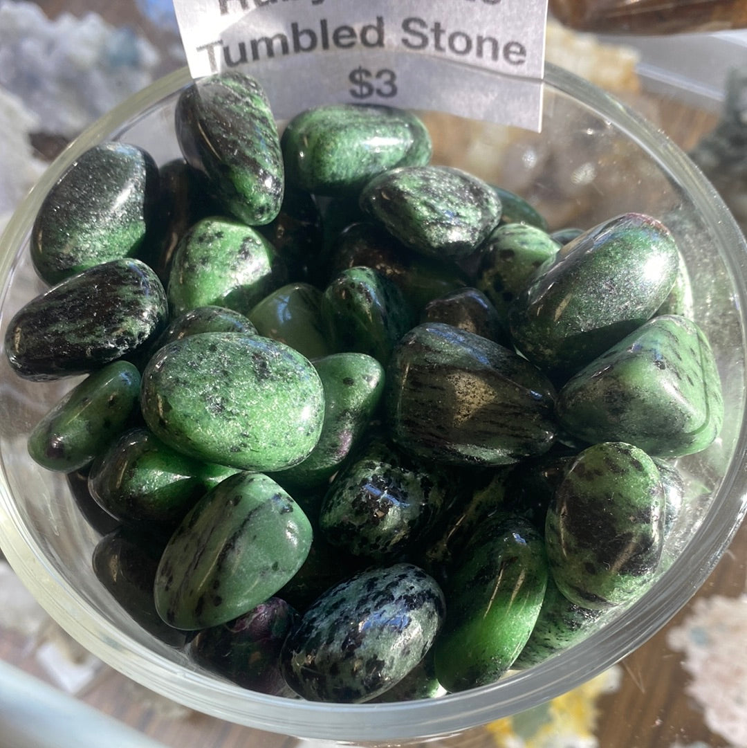Ruby Zoisite Tumble Small Mountain Mineral Market