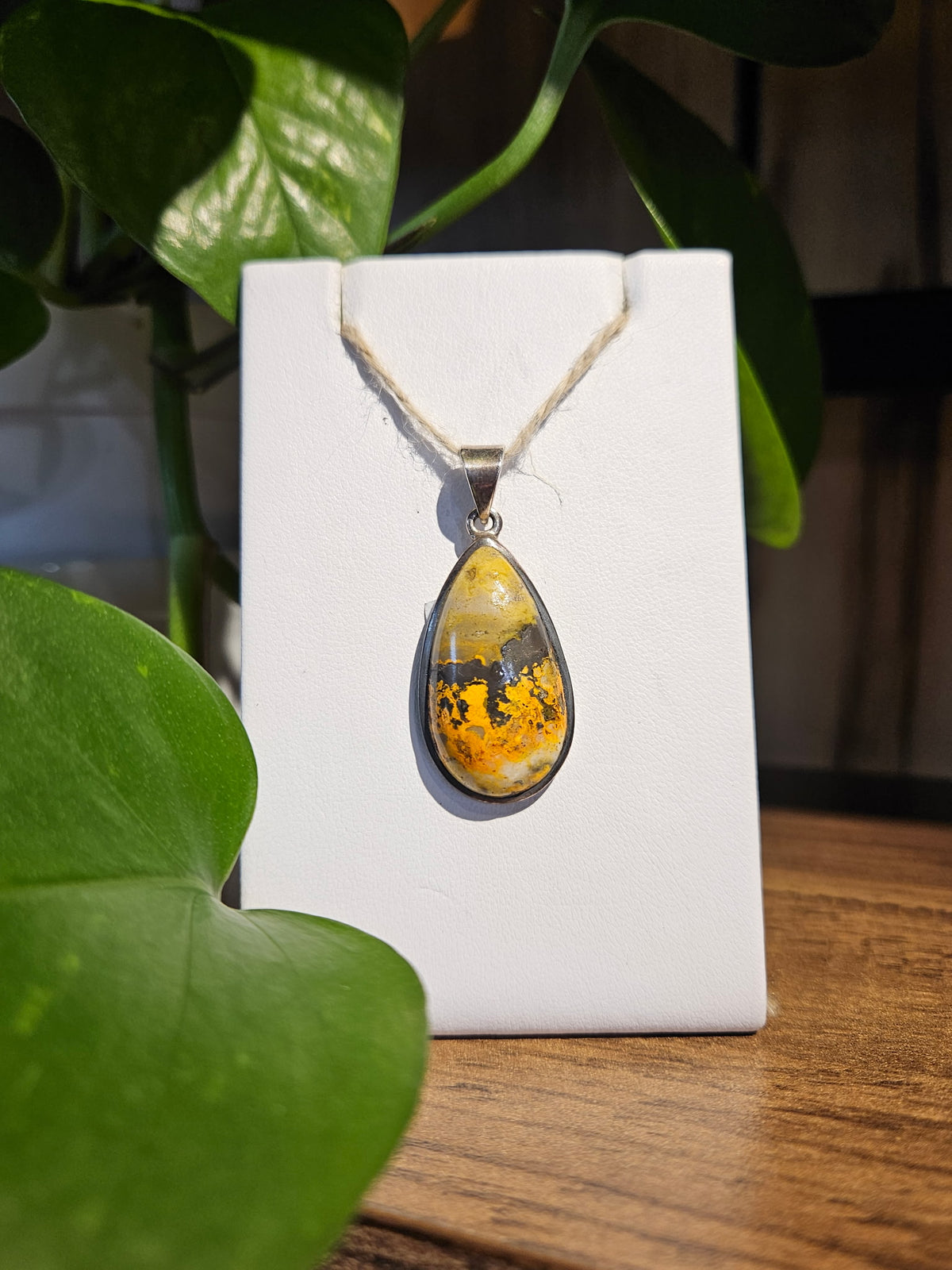 Bumblebee Jasper Pendant
