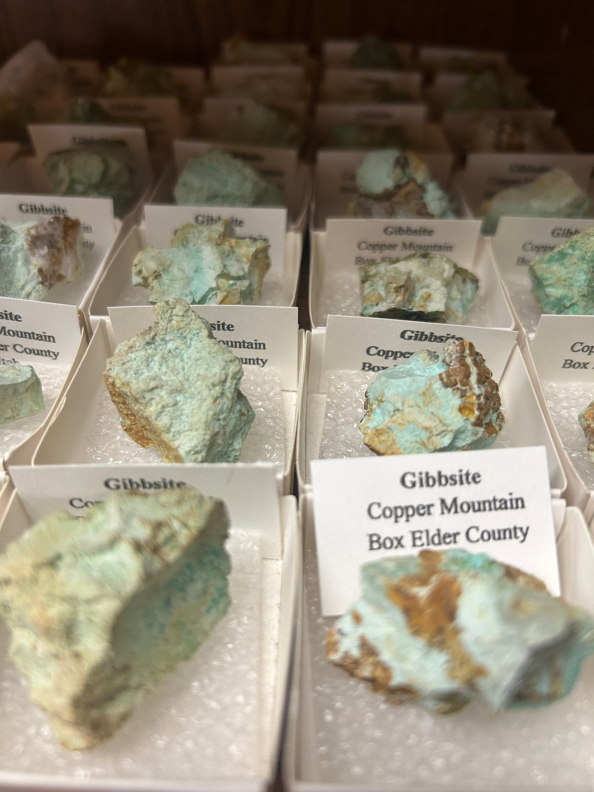 Gibbsite Specimens Utah