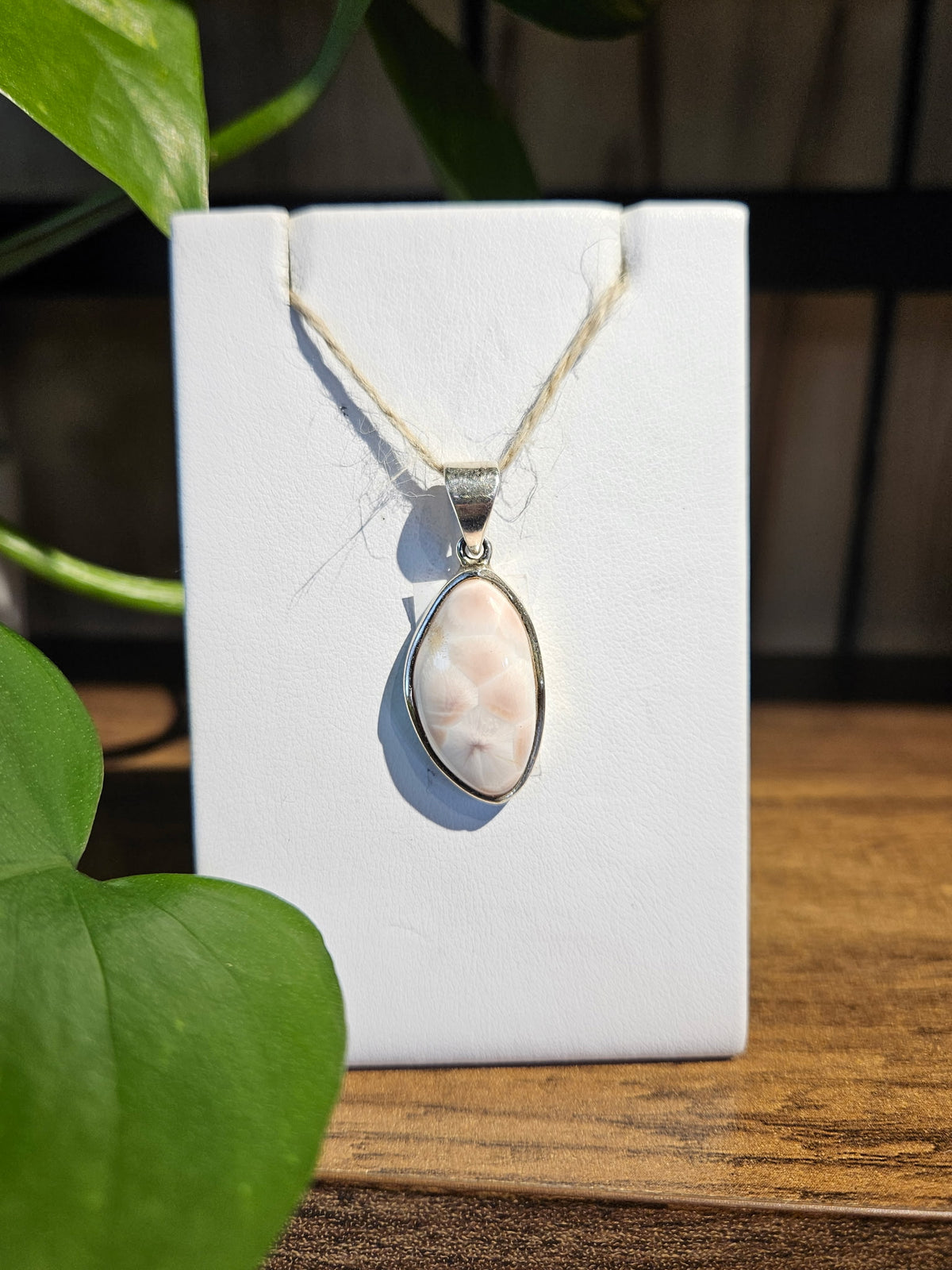 Pink Natrolite Pendant