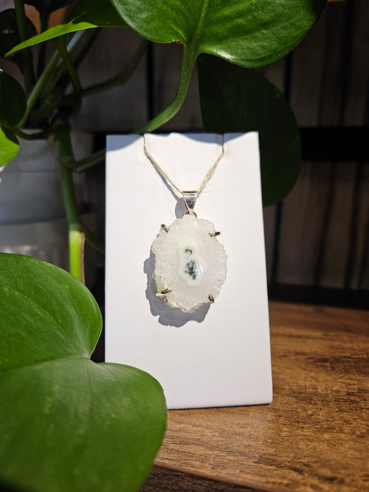 White Stalactite Pendant
