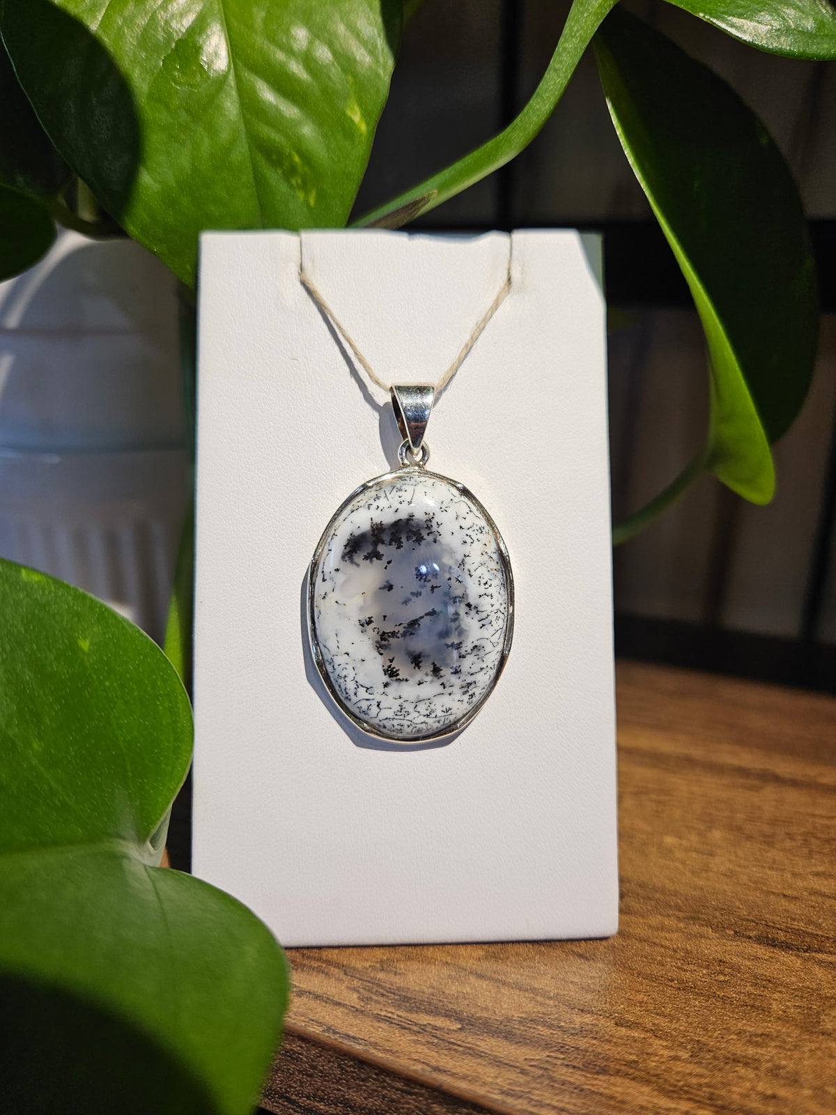 Dendritic Opal Pendant