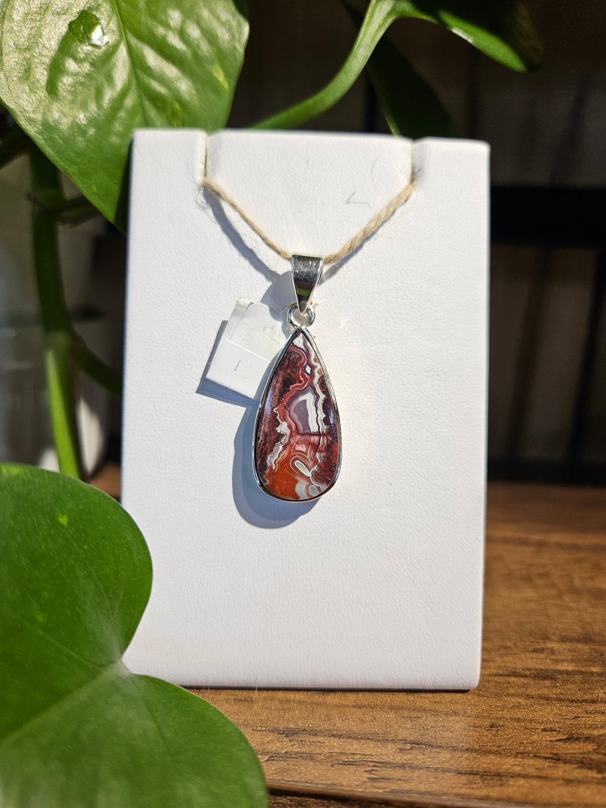 Crazy Lace Agate Pendant