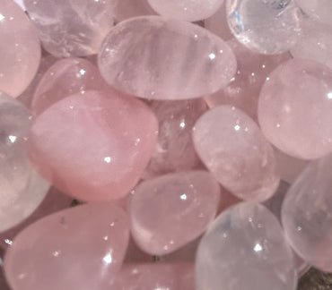 Rose quartz tumble stones MMM