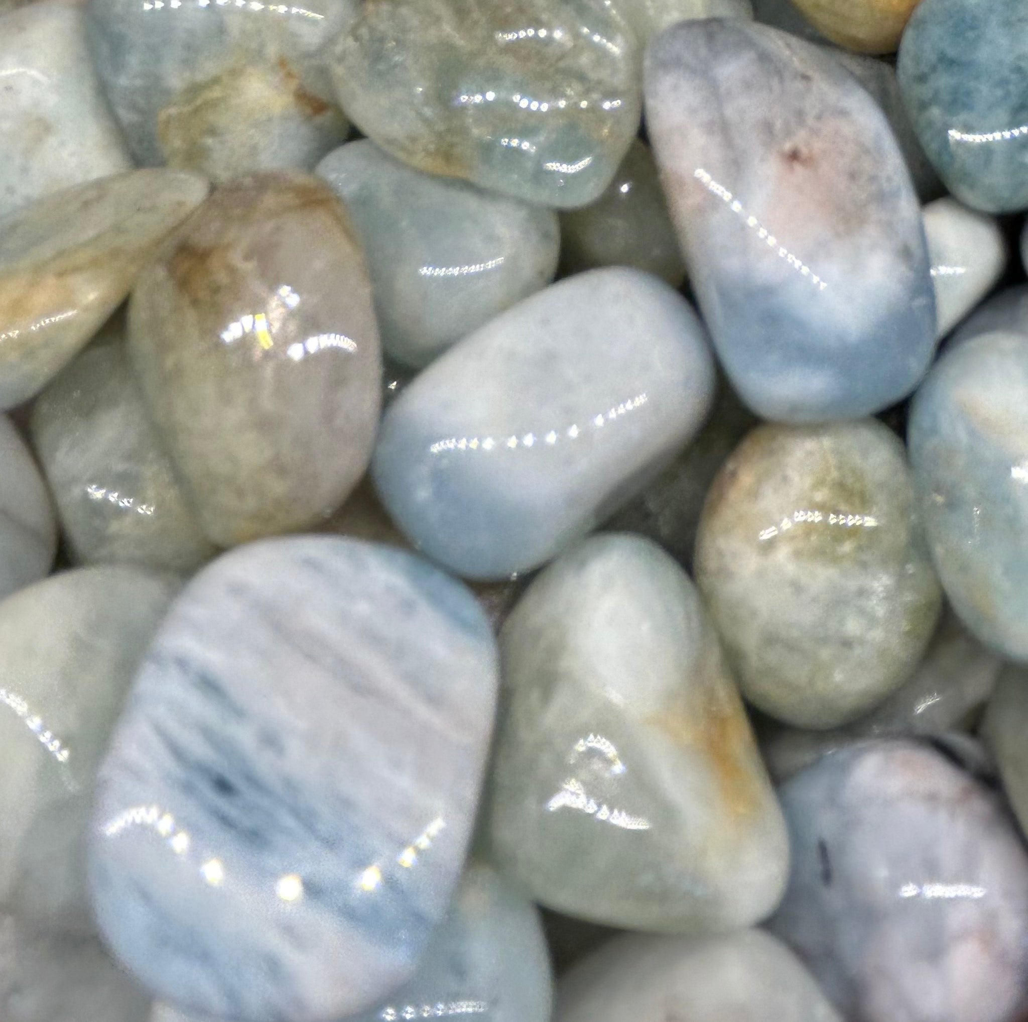 Aquamarine A Grade Tumbles Mountain Mineral Market