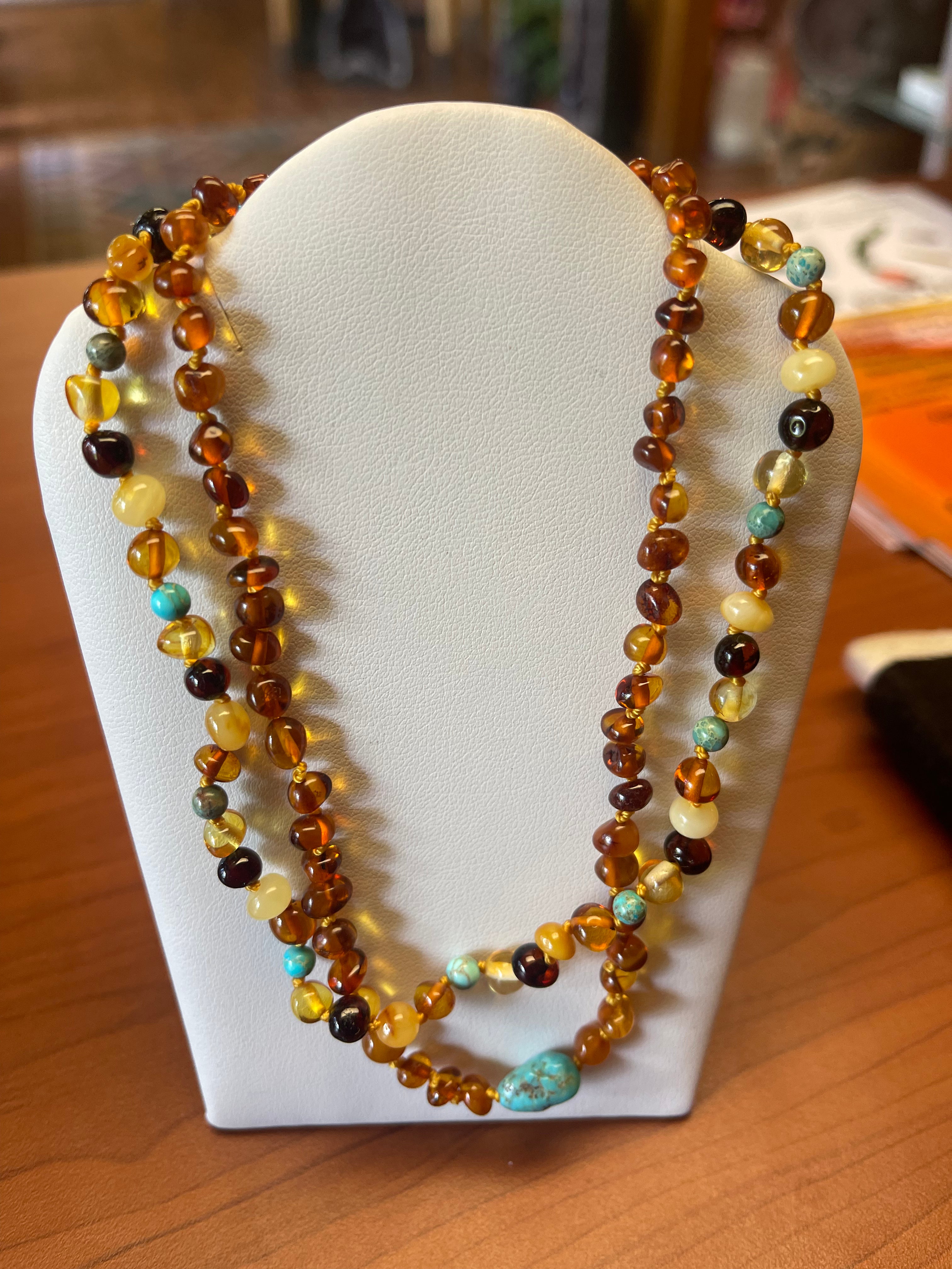 Amber Teething Necklace MMM