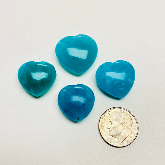 Amazonite Grade A Hearts Mountain Mineral Market