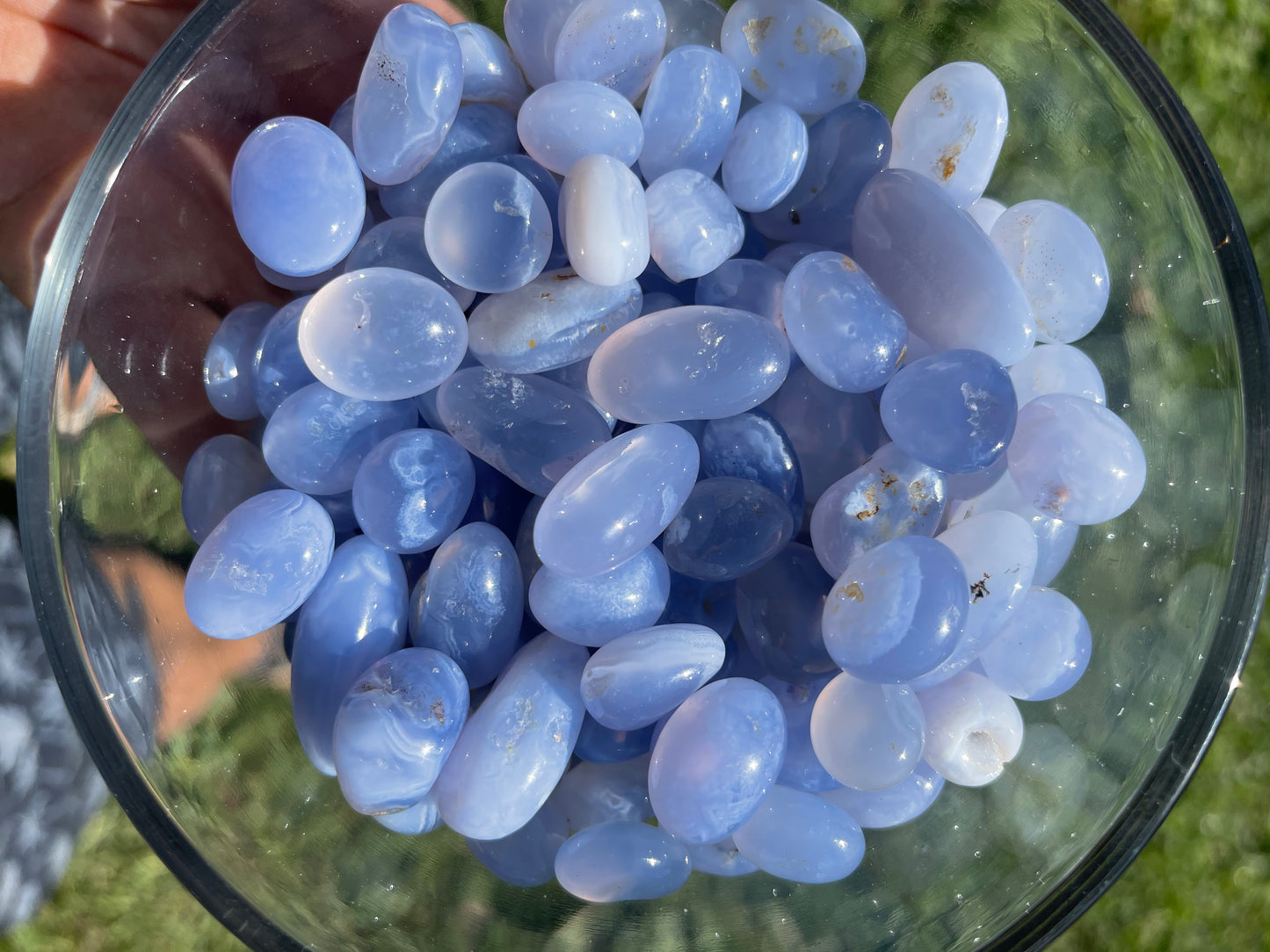 Blue Lace Agate Tumble Stones MMM
