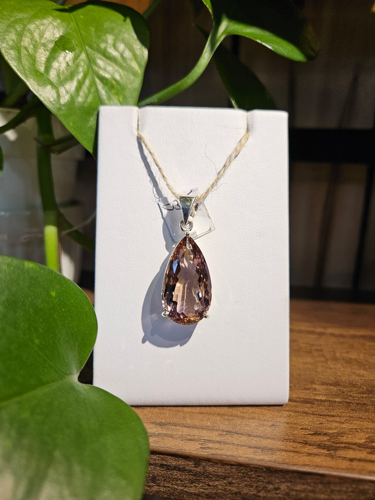 Ametrine Facet Pendant