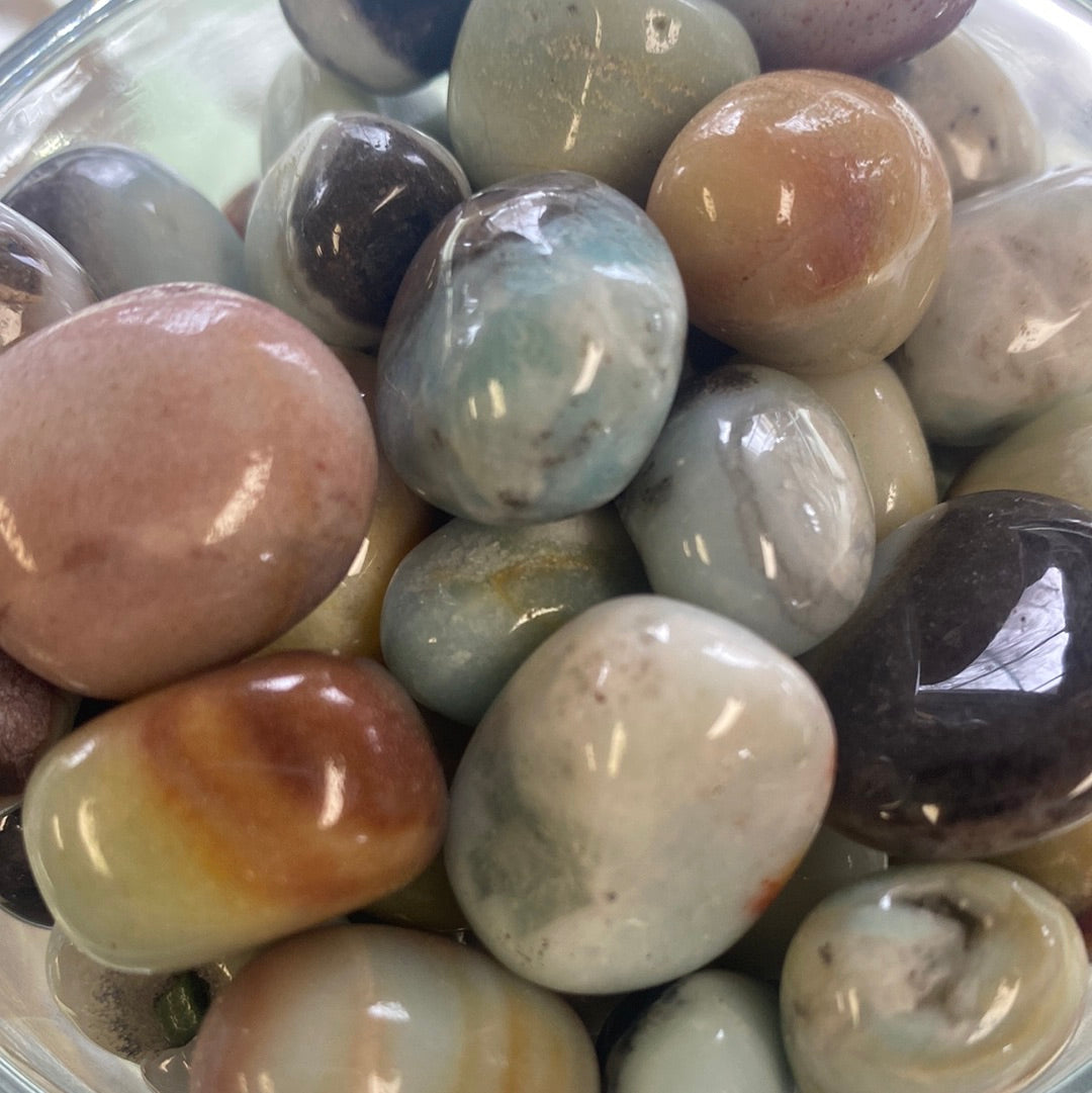 Amazonite China Tumble Mountain Mineral Market