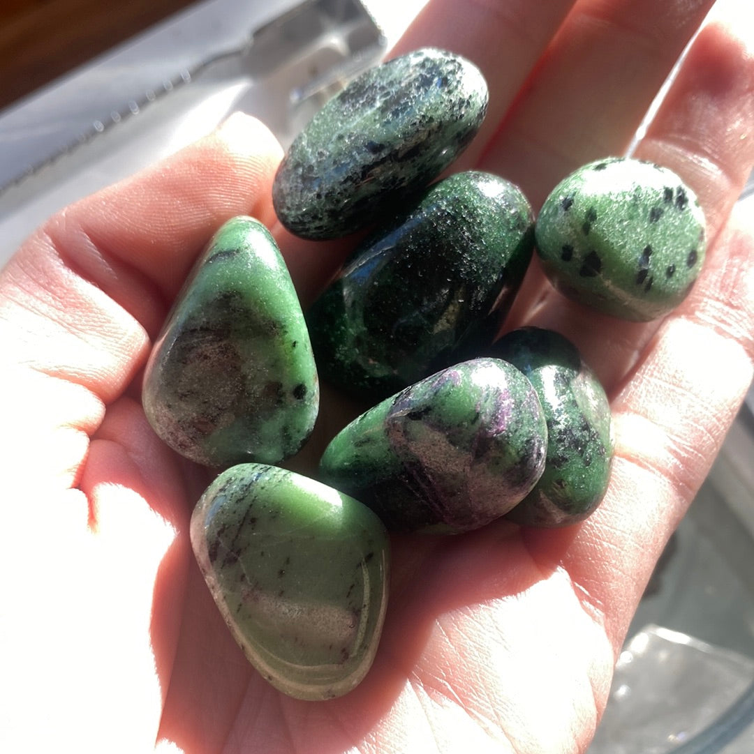 Ruby Zoisite Tumble Small Mountain Mineral Market