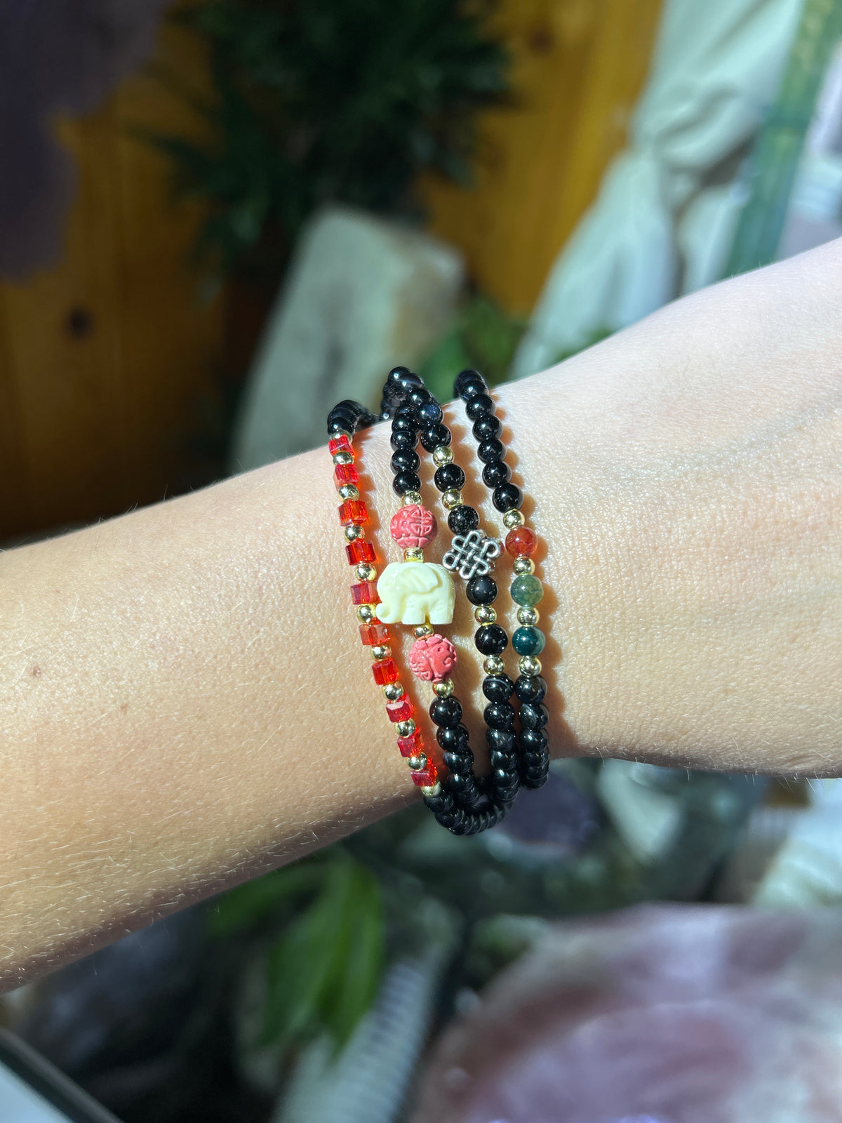 Multi-Way Stretchy Stone Necklace/Bracelet/Anklet
