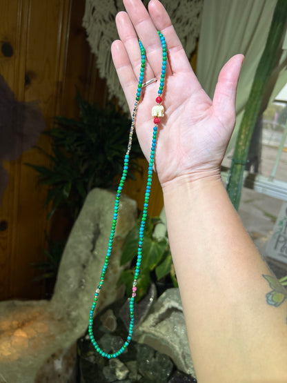 Multi-Way Stretchy Stone Necklace/Bracelet/Anklet