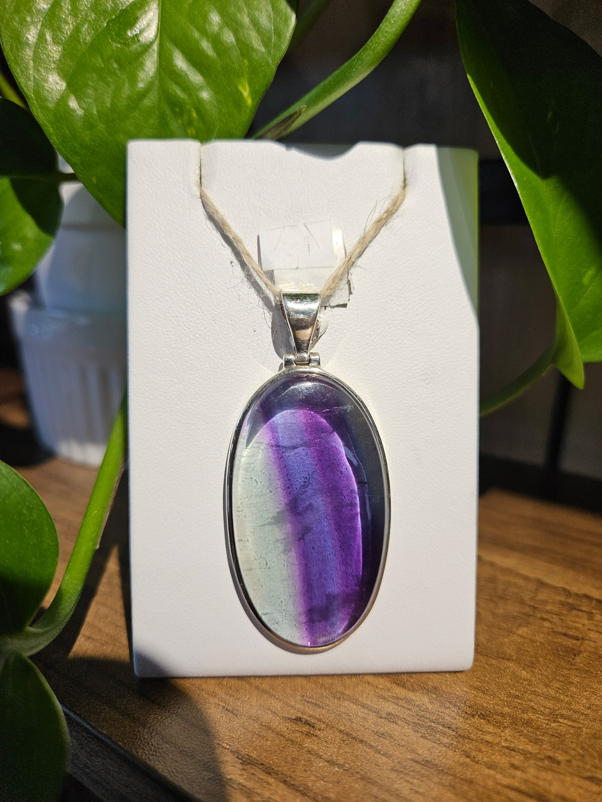 Rainbow Fluorite Pendant
