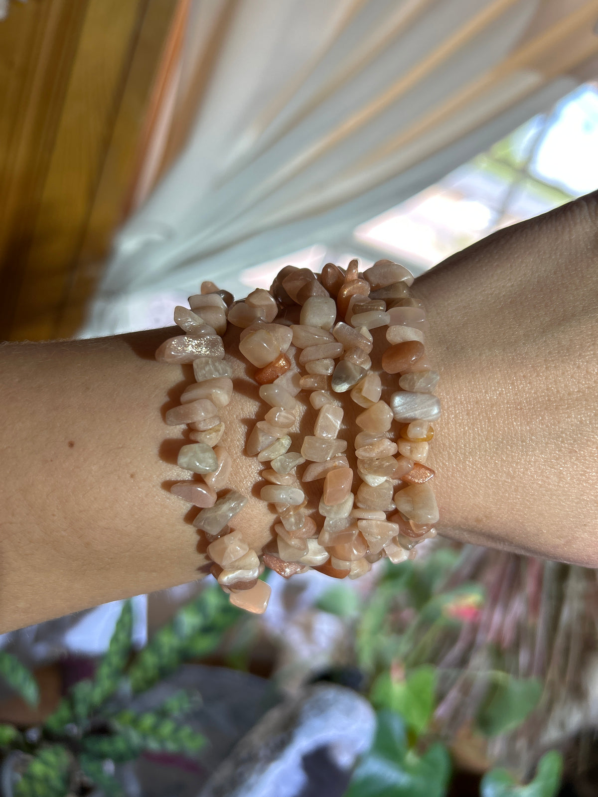 Gemstone Chip Bracelets
