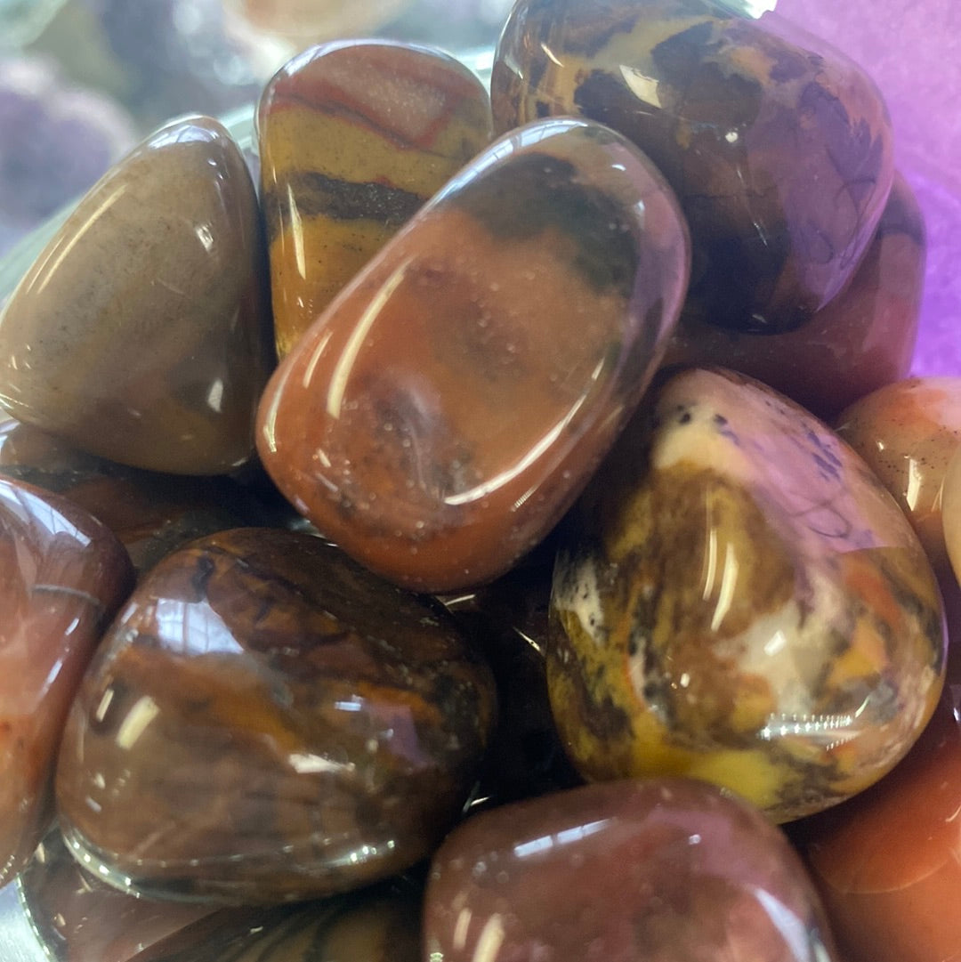 Bamboo Leaf Jasper Tumbles Mountain Mineral Market