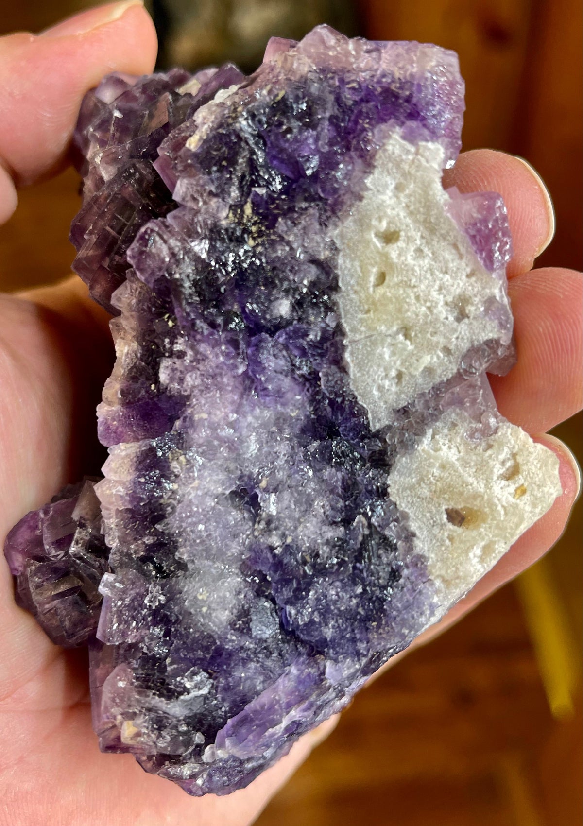 Purple Fluorite on Matrix MMM