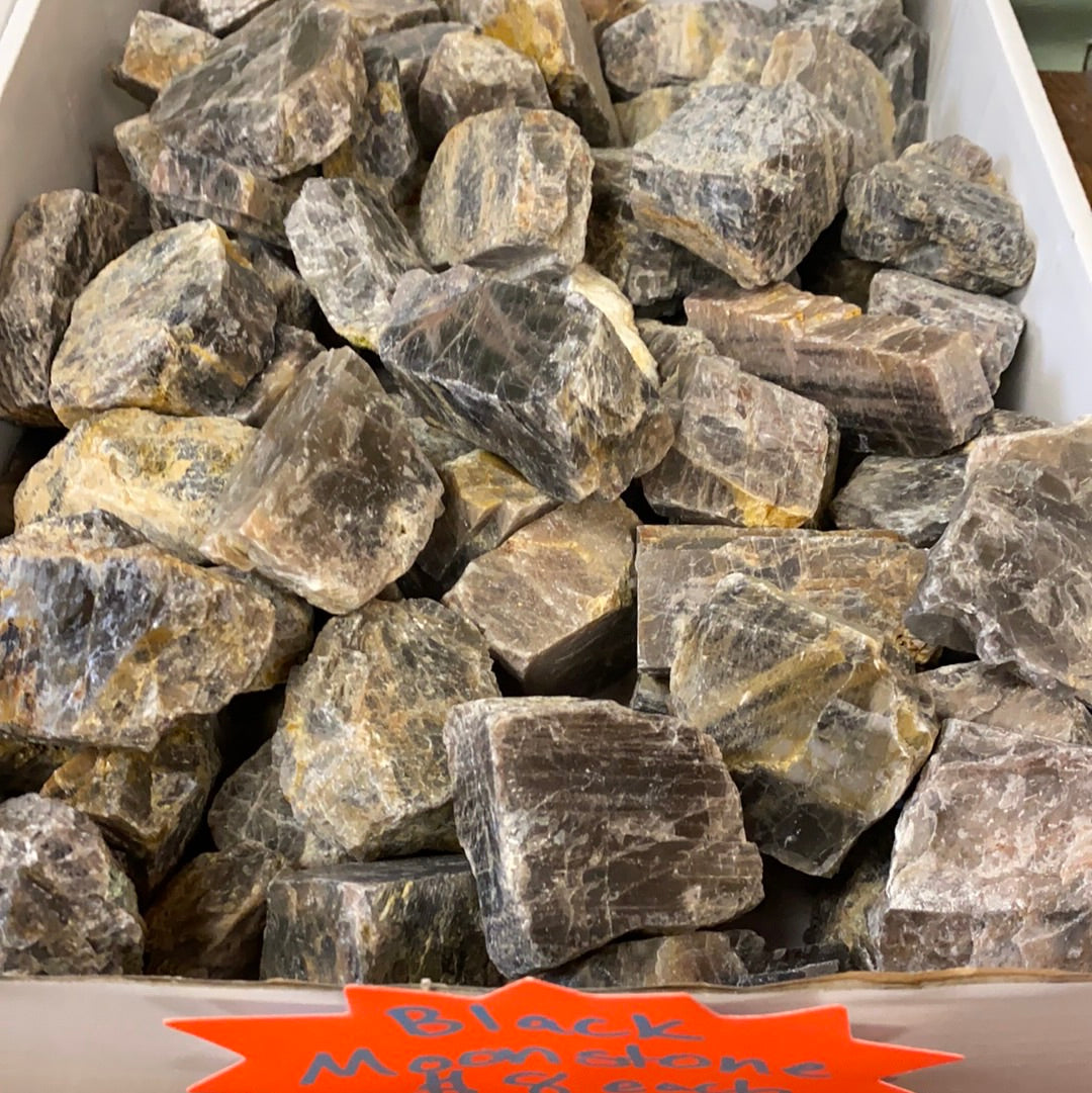 Black Moonstone Rough MMM