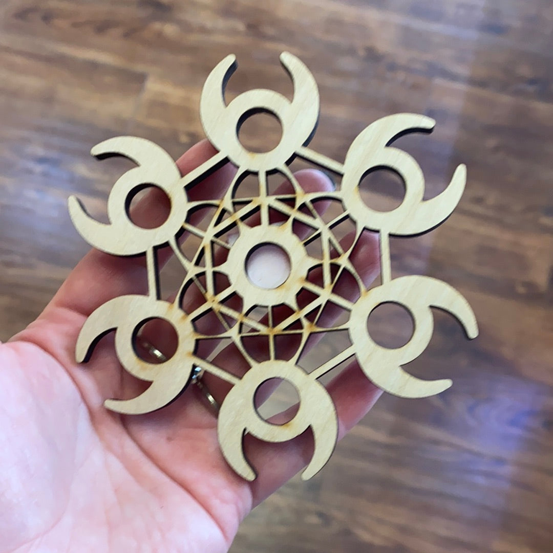 Wooden Sphere Stand MMM